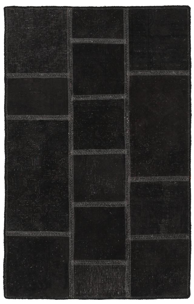  ペルシャ絨毯 パッチワーク 126x81 126x81,  ペルシャ絨毯 手織り