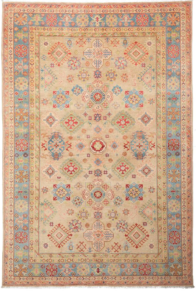 Afghan rug Kazak Limited 9'10"x6'6" 9'10"x6'6", Persian Rug Knotted by hand