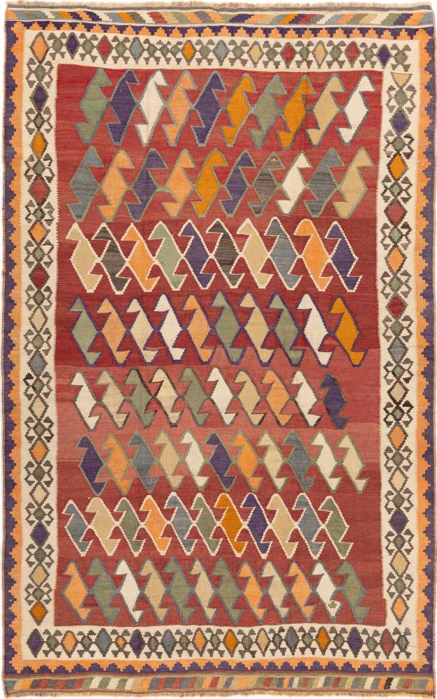 Alfombra persa Kilim Fars Vieja 243x150 243x150, Alfombra persa Tejido a mano