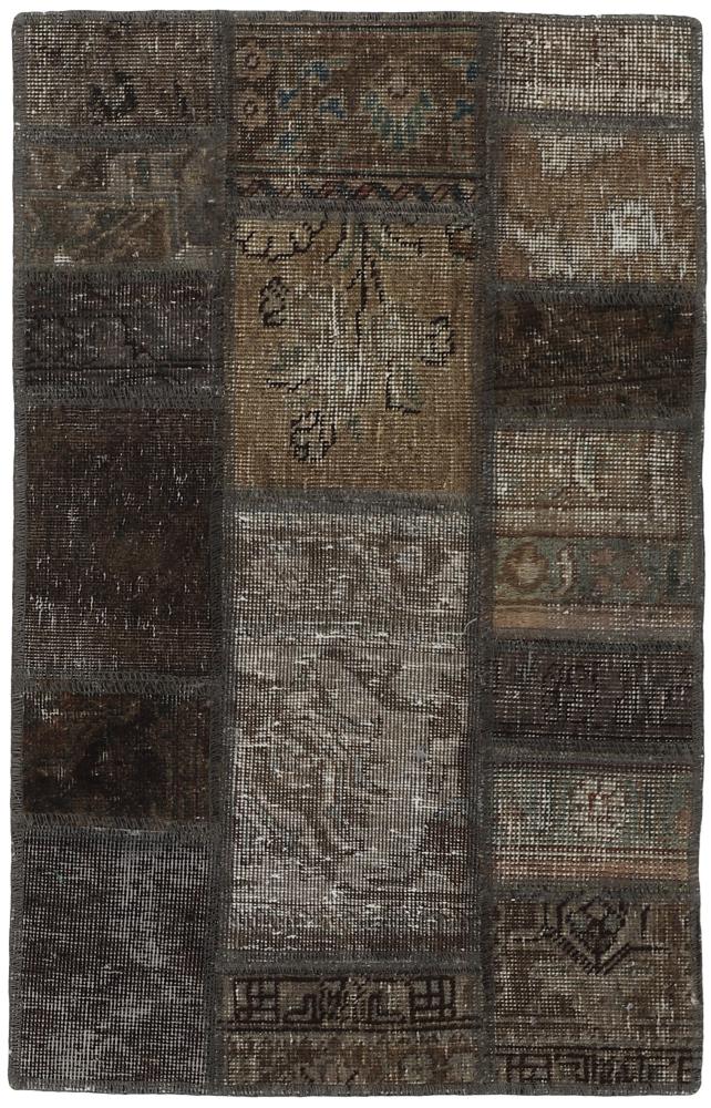 Tappeto persiano Patchwork 89x61 89x61, Tappeto persiano Annodato a mano