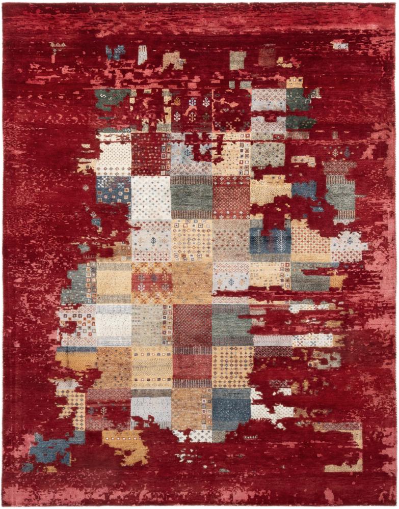 Tapete indiano Gabbeh Loribaft 254x198 254x198, Tapete persa Atado à mão