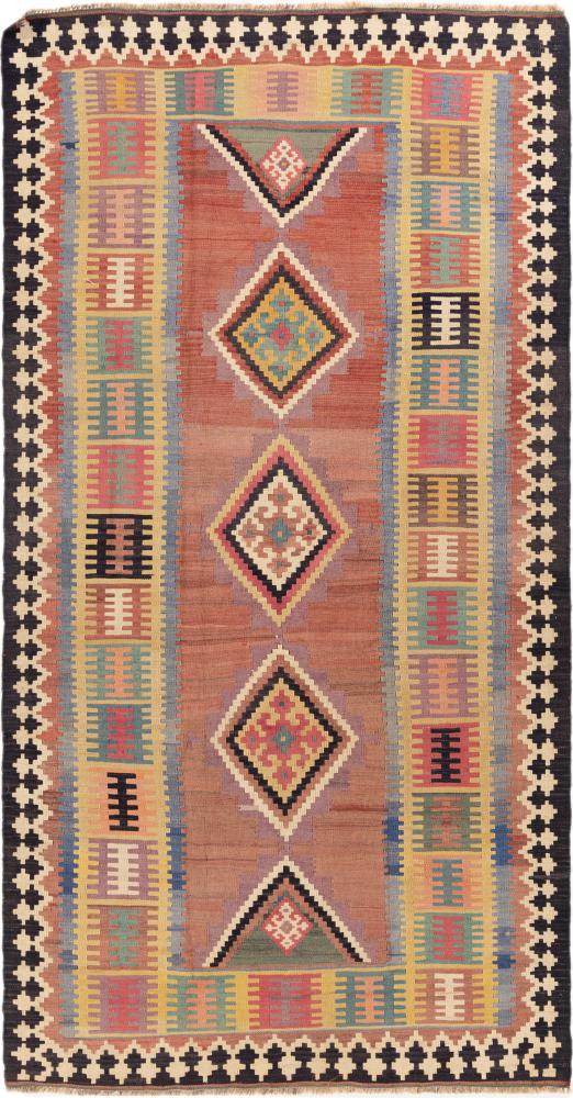 Perzisch tapijt Kilim Fars Alt 272x142 272x142, Perzisch tapijt Handgeweven