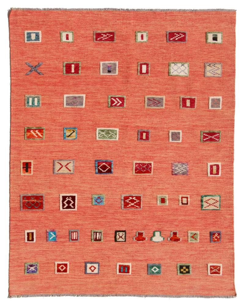 Alfombra afgana Kilim Afghan Nimbaft Edition 194x161 194x161, Alfombra persa Tejido a mano