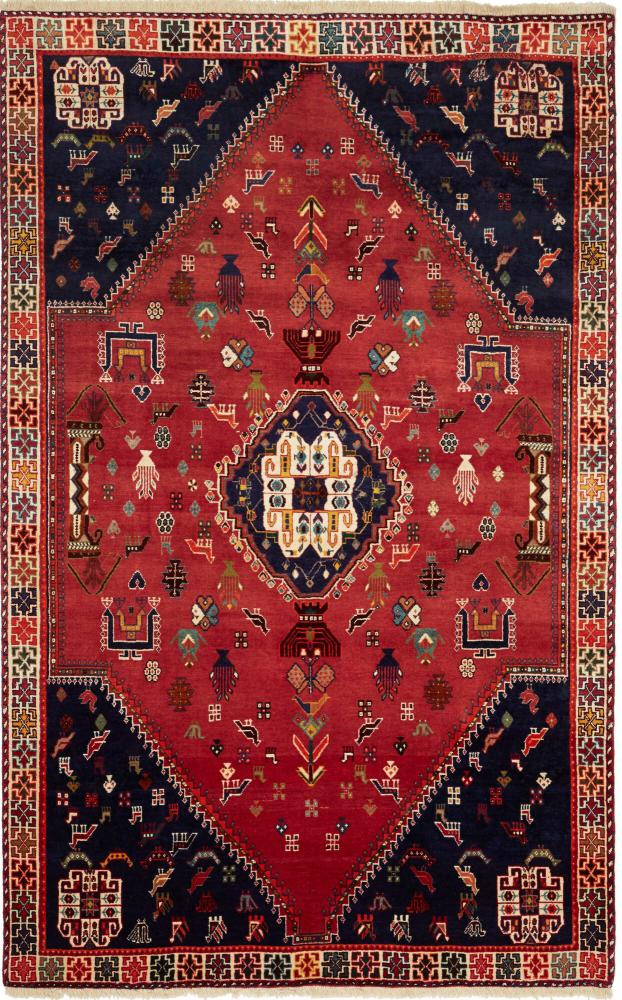 Tapis persan Shiraz 281x178 281x178, Tapis persan Noué à la main