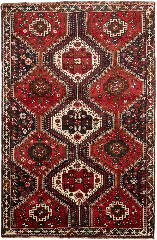 Persian Rug Shiraz 268x174 268x174, Persian Rug Knotted by hand