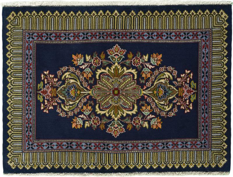 Perserteppich Keshan 2'4"x3'2" 2'4"x3'2", Perserteppich Handgeknüpft