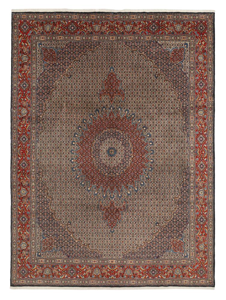 Persian Rug Moud Mahi 389x296 389x296, Persian Rug Knotted by hand