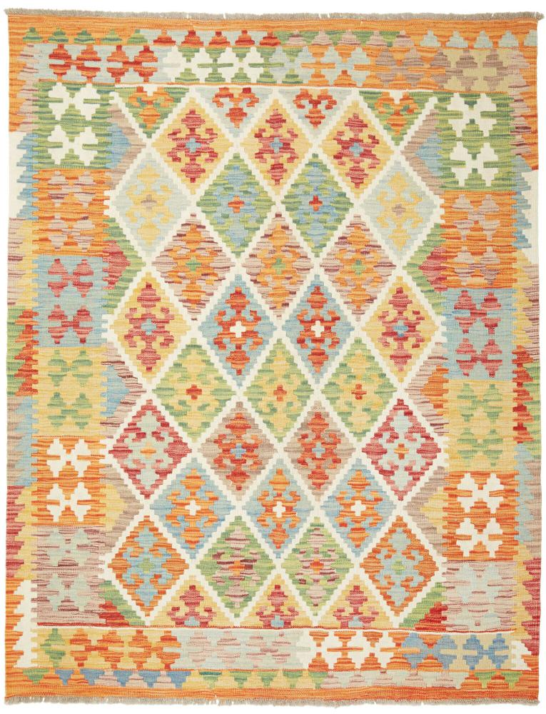 Tapete afegão Kilim Afegão 193x148 193x148, Tapete persa Tecido à mão