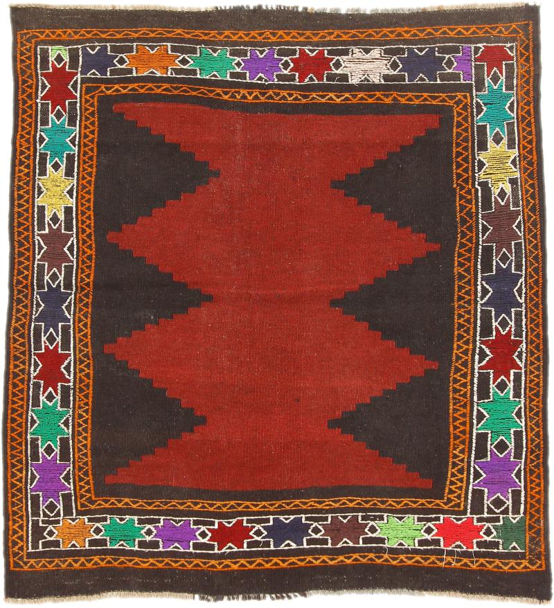 Afgán szőnyeg Kilim Afgán Antik 114x105 114x105, Perzsa szőnyeg szőttesek