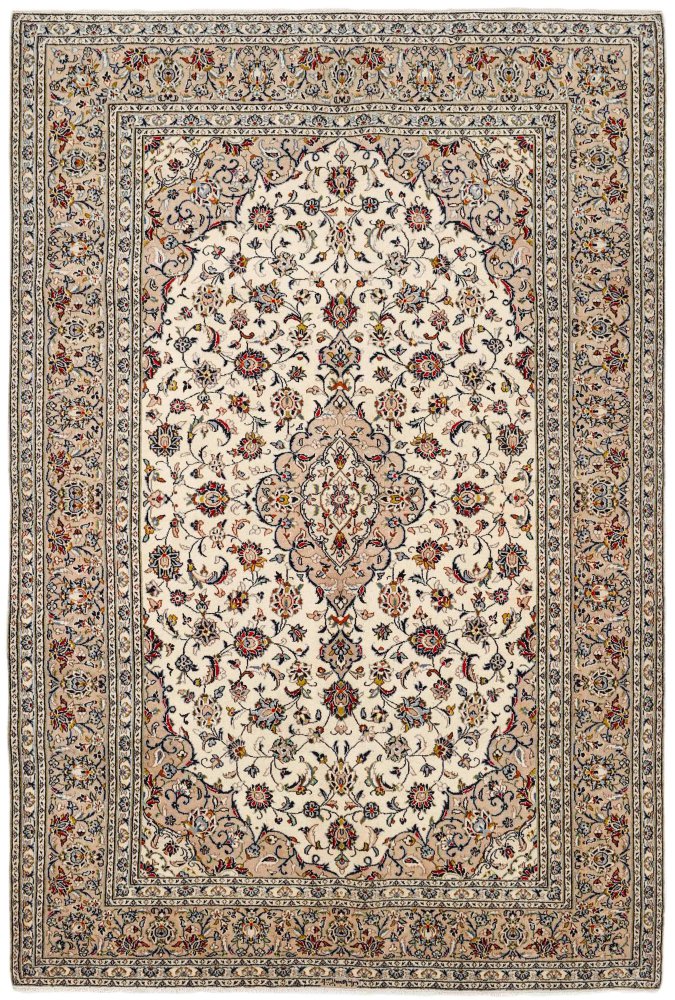 Περσικό χαλί Keshan 299x201 299x201, Περσικό χαλί Χειροποίητο με κόμπους