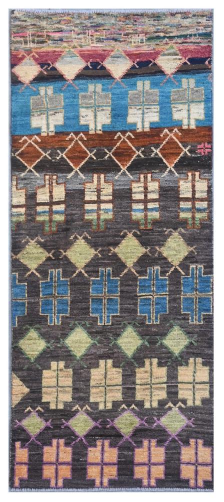 Afghan rug Berber Ghashghai 6'7"x2'8" 6'7"x2'8", Persian Rug Knotted by hand