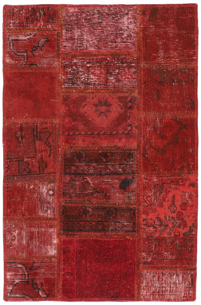 Tapete persa Patchwork 91x59 91x59, Tapete persa Atado à mão