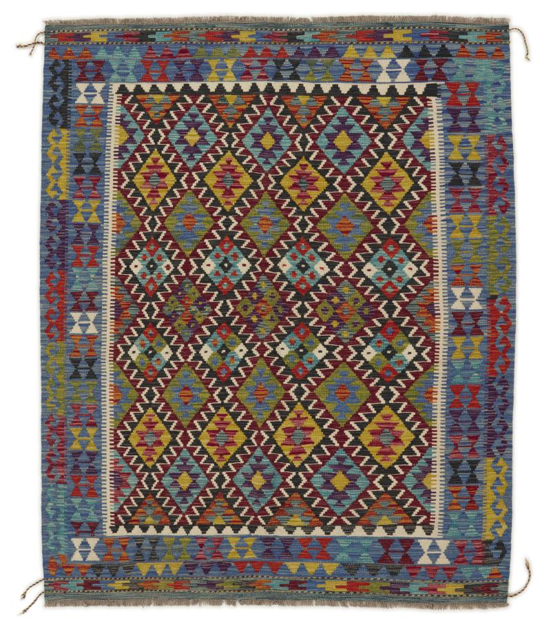 Afghan rug Kilim Afghan 198x163 198x163, Persian Rug Woven by hand