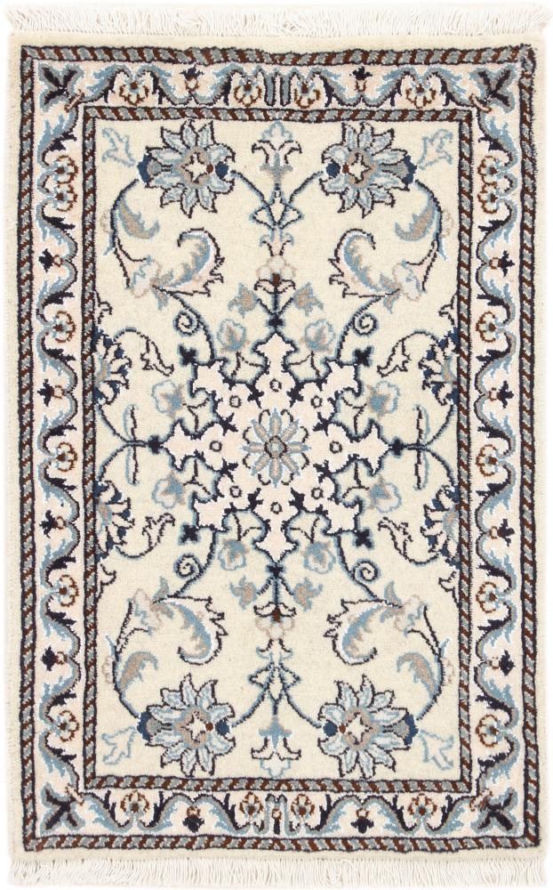 Persian Rug Nain 2'11"x2'0" 2'11"x2'0", Persian Rug Knotted by hand