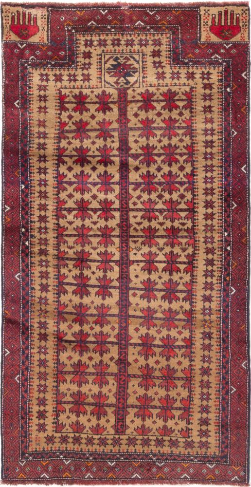 Perzisch tapijt Baluch 139x74 139x74, Perzisch tapijt Handgeknoopte
