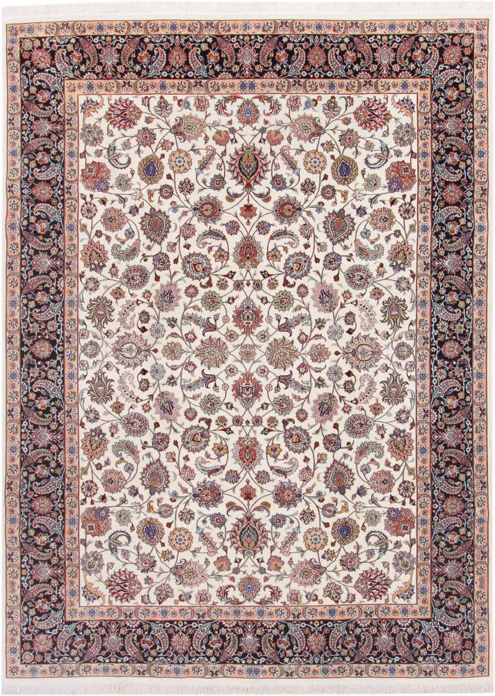 Tapete persa Isfahan Fio de Seda 275x202 275x202, Tapete persa Atado à mão