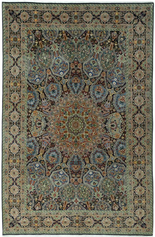 Tapete persa Tabriz 60Raj 307x208 307x208, Tapete persa Atado à mão