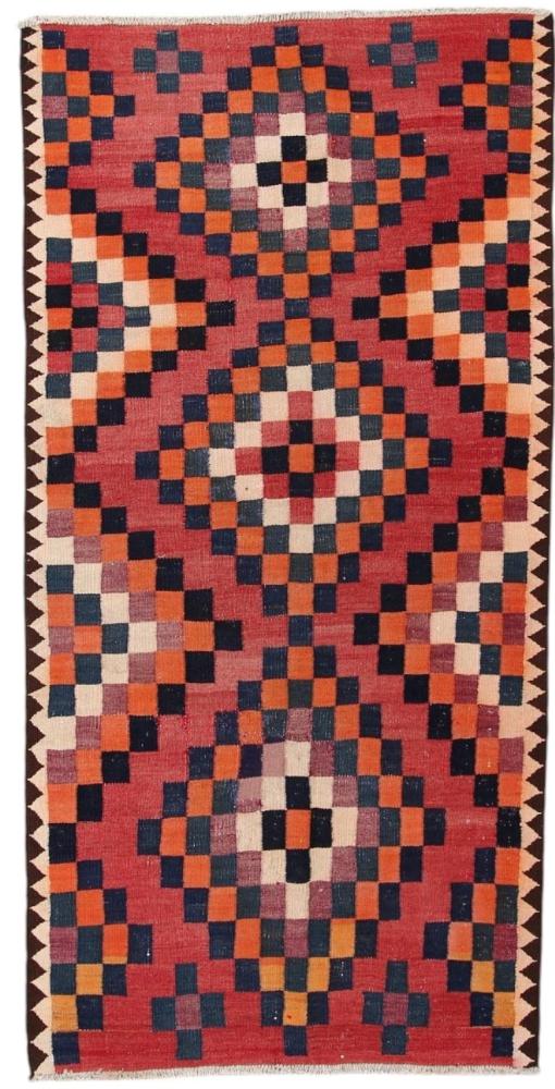 Perzisch tapijt Kilim Fars Antiek 286x146 286x146, Perzisch tapijt Handgeweven