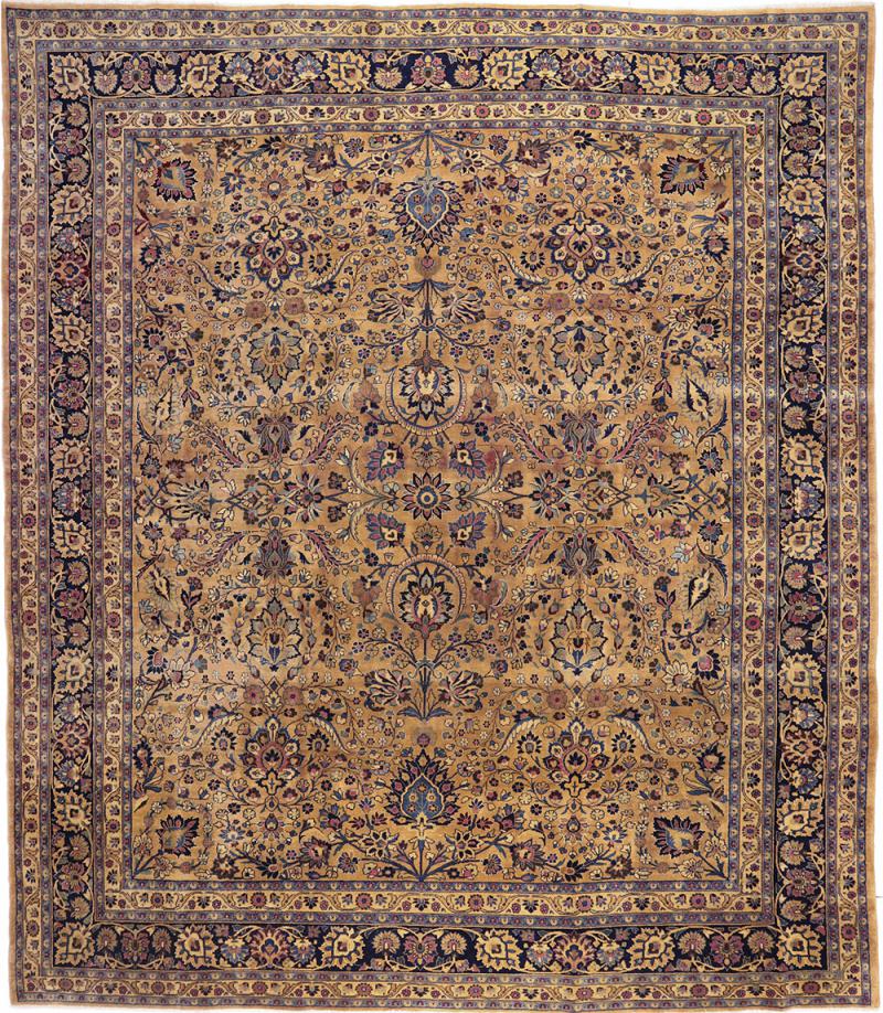 Persian Rug Khorasan Semi Antique 418x367 418x367, Persian Rug Knotted by hand