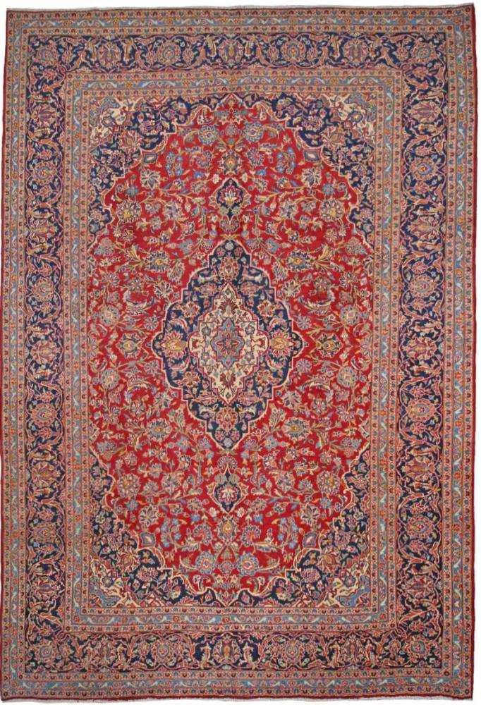 Tapete persa Keshan 361x251 361x251, Tapete persa Atado à mão