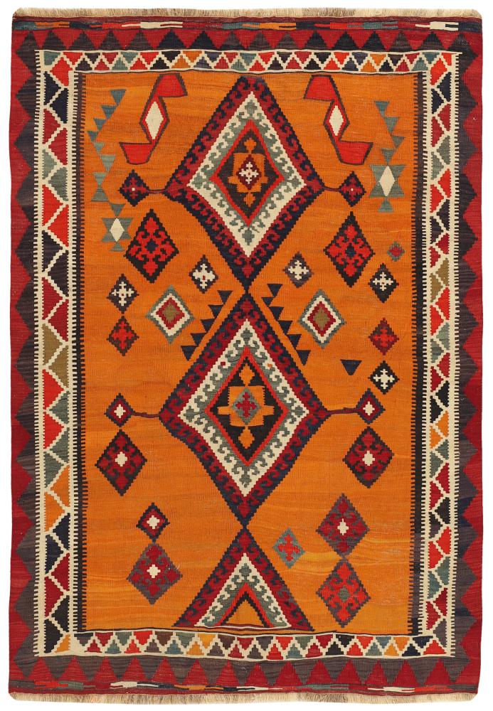 Alfombra persa Kilim Fars 221x161 221x161, Alfombra persa Tejido a mano