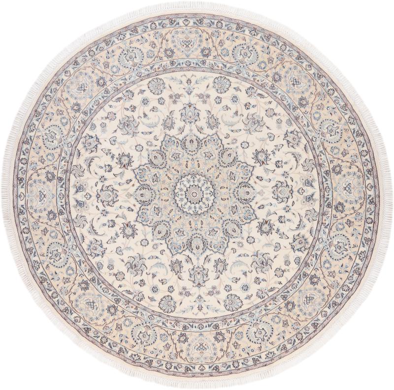 Persisk tæppe Nain 9La 250x250 250x250, Persisk tæppe Knyttet i hånden