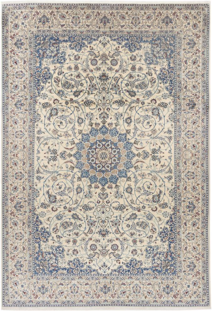 Tapis persan Naïn 9La 382x260 382x260, Tapis persan Noué à la main