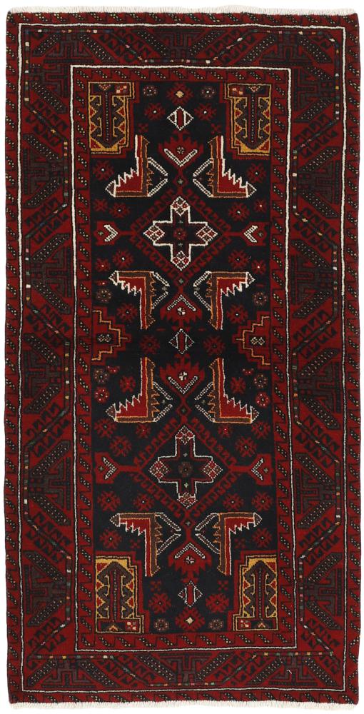 Perserteppich Belutsch 181x89 181x89, Perserteppich Handgeknüpft
