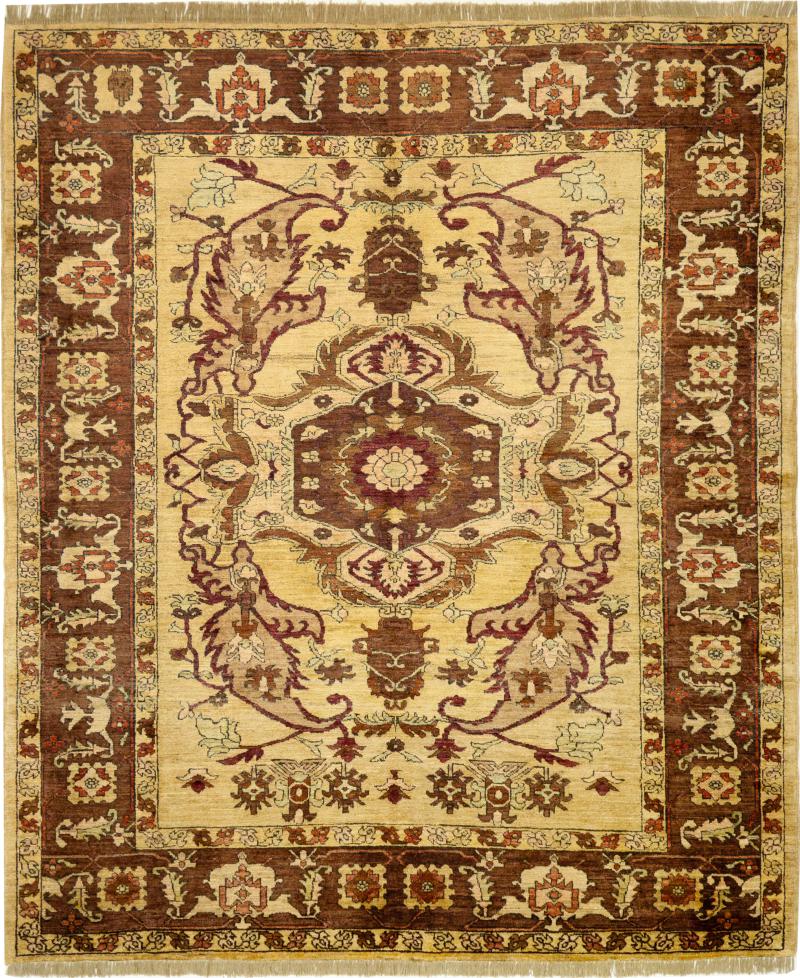 Afghaans tapijt Ziegler Farahan 230x197 230x197, Perzisch tapijt Handgeknoopte