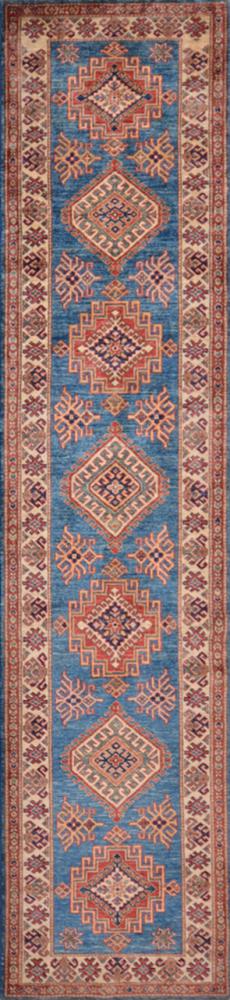 Pakistanischer Teppich Kazak Ghazni 313x74 313x74, Perserteppich Handgeknüpft
