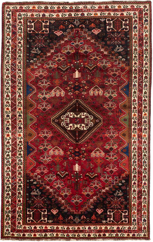 Persian Rug Shiraz 264x167 264x167, Persian Rug Knotted by hand