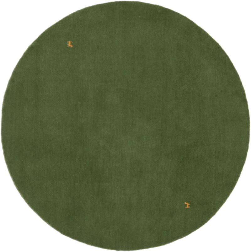 Tapis indien Loom Gabbeh Green 249x251 249x251, Tapis persan Loom-noué