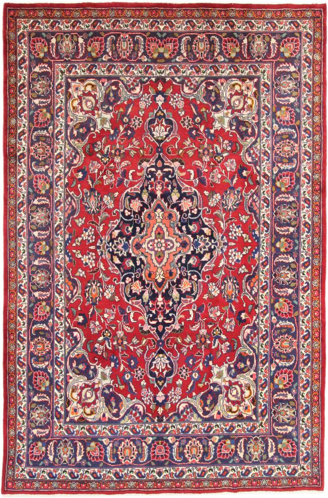 Persisk tæppe Mashhad 312x204 312x204, Persisk tæppe Knyttet i hånden