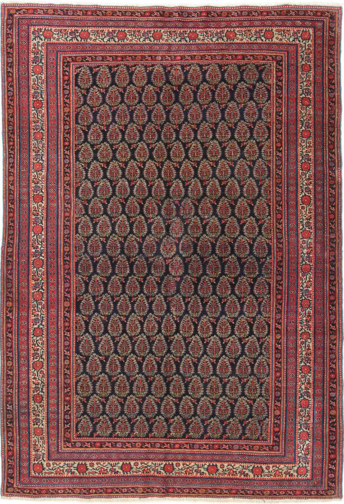 Persian Rug Miri Boteh Antique 201x140 201x140, Persian Rug Knotted by hand