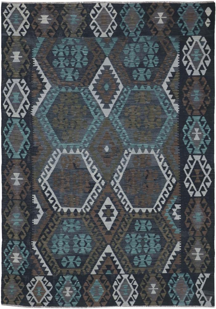 Tapis afghan Kilim Afghan 302x206 302x206, Tapis persan Tissé à la main