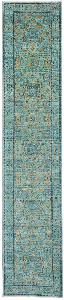 Pakistanilainen matto Mamluk 392x79 392x79, Persialainen matto Solmittu käsin