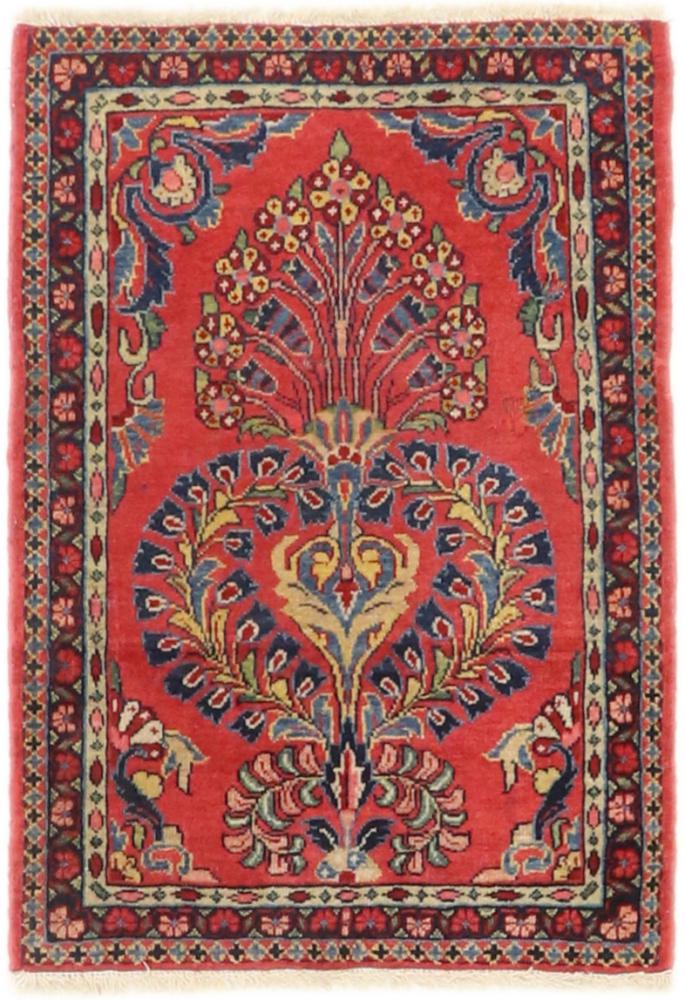 Alfombra persa Sarough Antiguo 73x51 73x51, Alfombra persa Anudado a mano