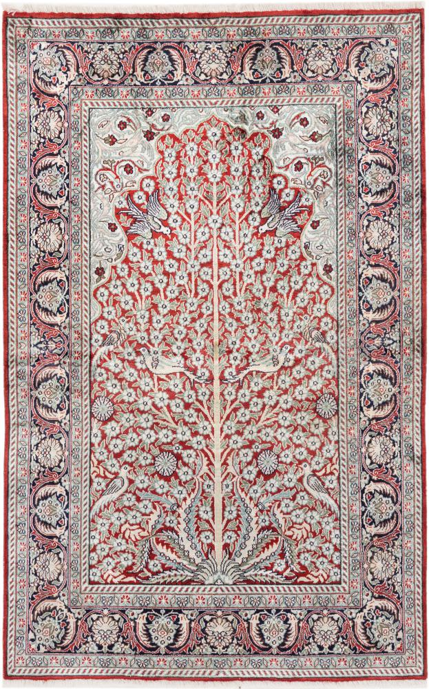 Tapis chinois Chinois Soie 146x95 146x95, Tapis persan Noué à la main