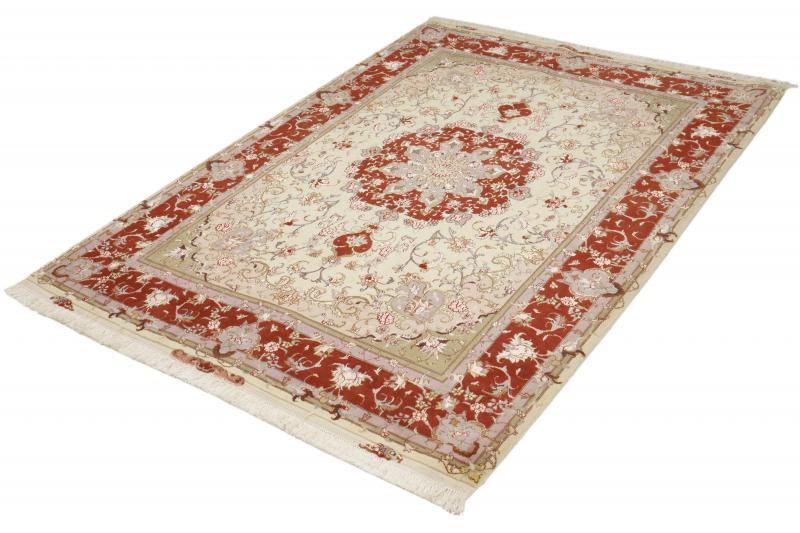 Tapete persa Tabriz 50Raj 205x153 205x153, Tapete persa Atado à mão