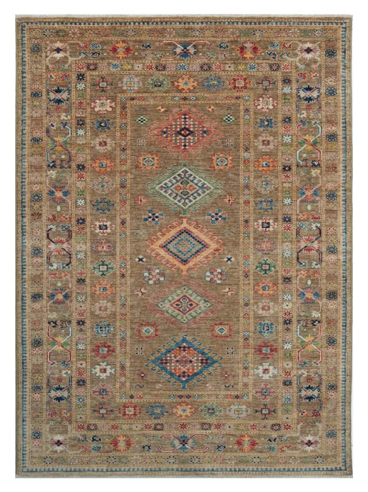 Πακιστανικό χαλί Kazak 201x148 201x148, Περσικό χαλί Χειροποίητο με κόμπους