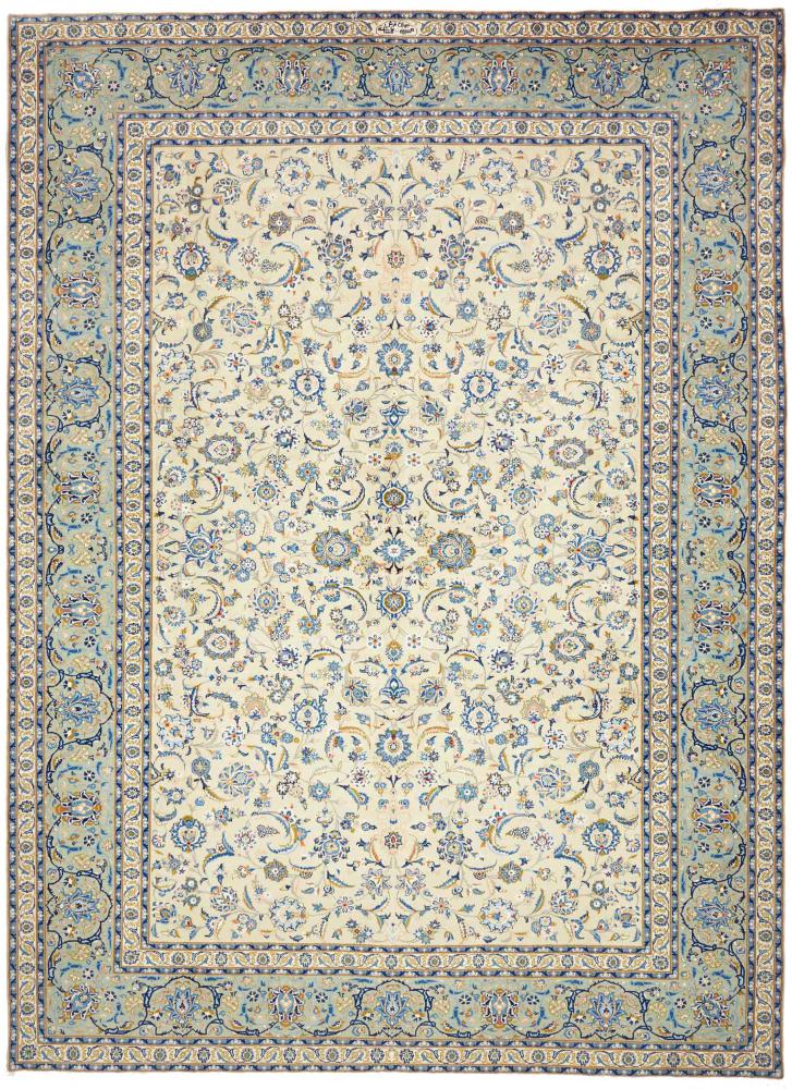 Tapis persan Kashan 401x293 401x293, Tapis persan Noué à la main