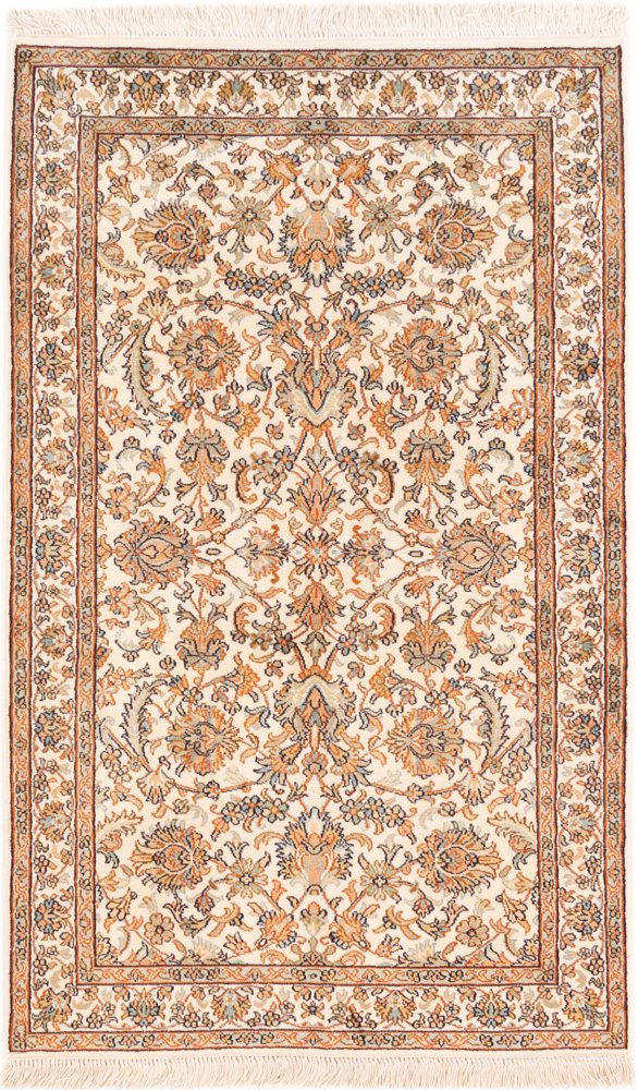 Indian Rug Kashmir Silk 125x78 125x78, Persian rug Hand-knotted