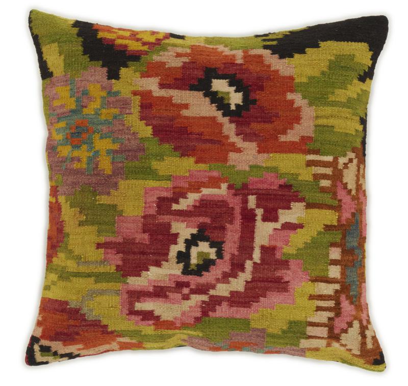 Indisk matta Kilim Rosen Kissen 64x64 64x64, Persisk matta handvävd 