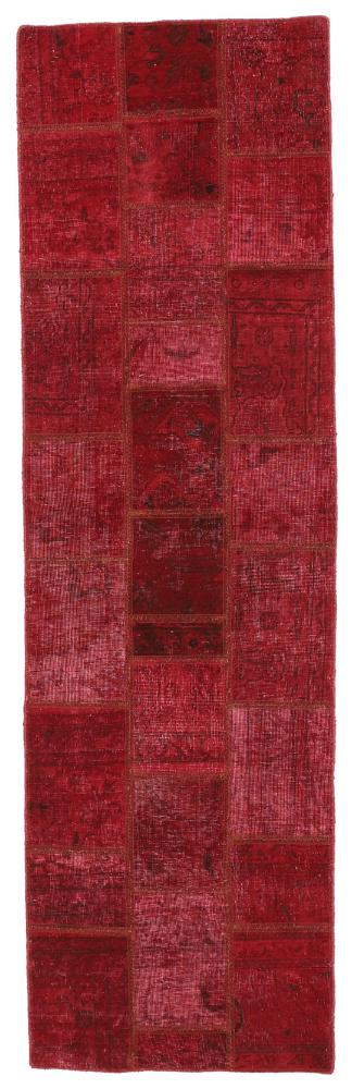 Persisk tæppe Patchwork 261x77 261x77, Persisk tæppe Knyttet i hånden