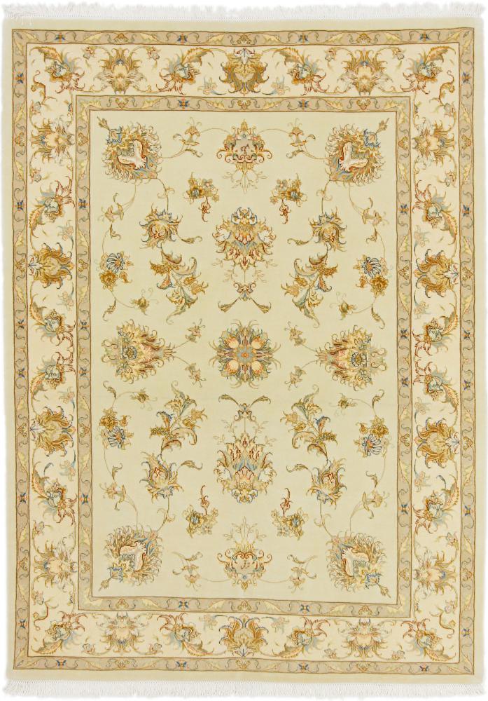 Tapete persa Tabriz 50Raj 202x146 202x146, Tapete persa Atado à mão