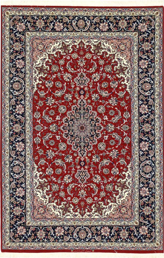 Tapete persa Isfahan 229x148 229x148, Tapete persa Atado à mão