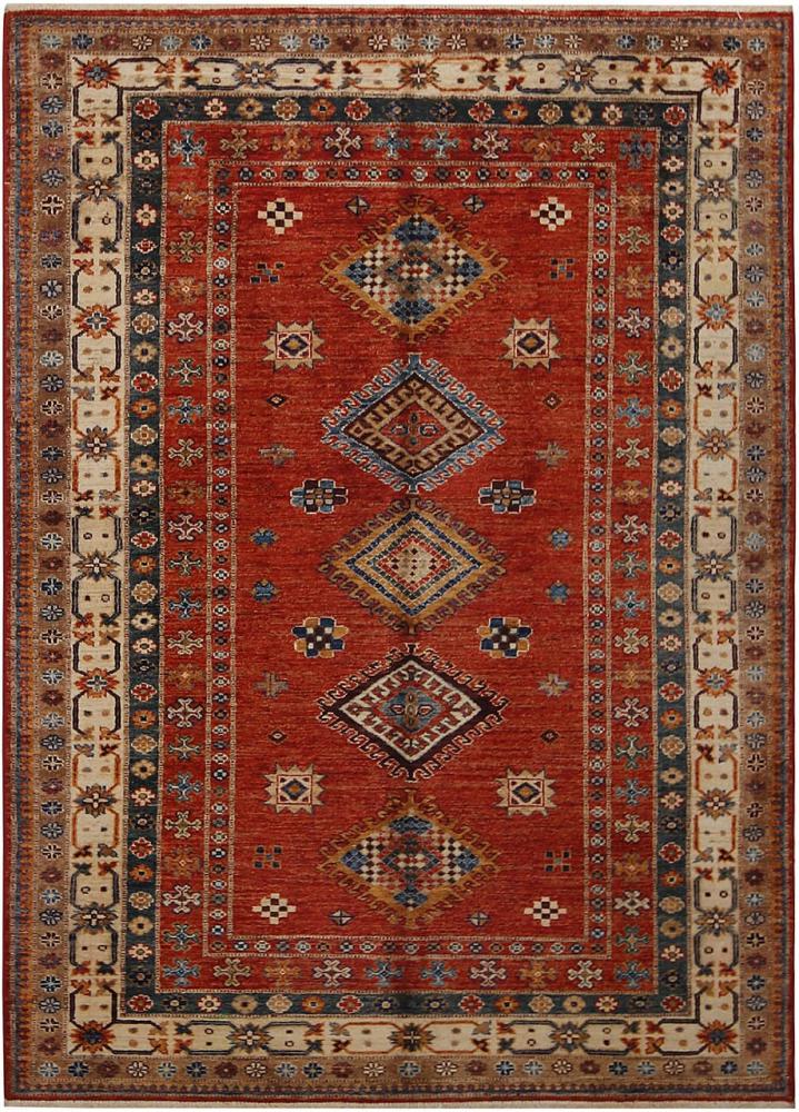 Covor afgan Kazak 210x150 210x150, Covor persan Lucrate de mână