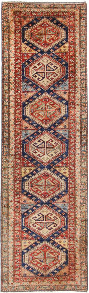 Afghan rug Kazak 279x80 279x80, Persian Rug Knotted by hand