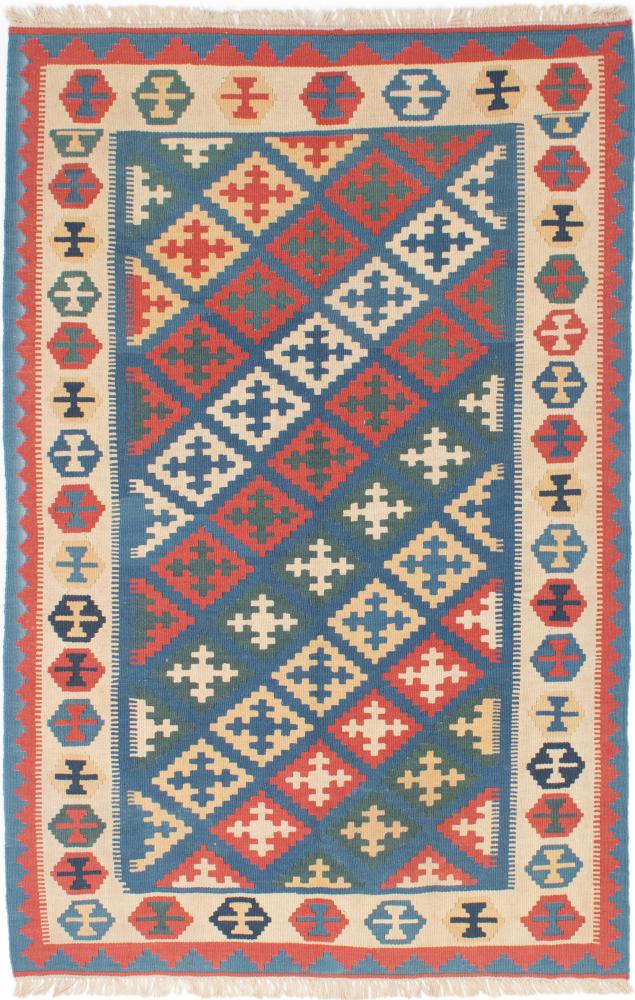 Tapete persa Kilim Fars 186x111 186x111, Tapete persa Tecido à mão