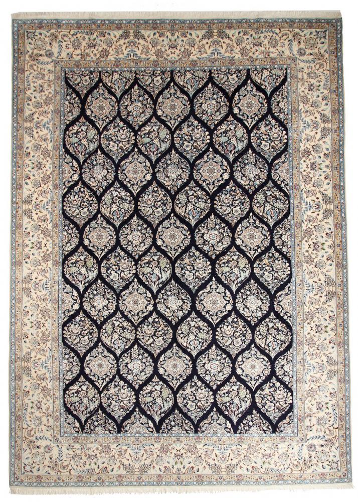 Persisk tæppe Nain 6La 350x250 350x250, Persisk tæppe Knyttet i hånden